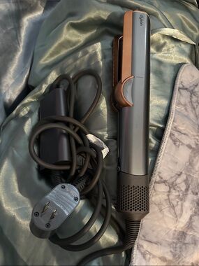 Dyson Straightener in Iron Gray with Copper Accents